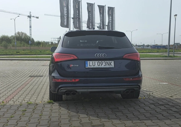 Audi SQ5 cena 91000 przebieg: 116494, rok produkcji 2014 z Lublin małe 37